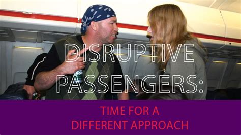 Disruptive Passengers Time For A Different Approach Transport Security International Magazine