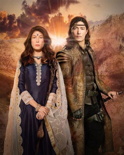 Rosamund Pike And Daniel Henney As Moiraine Damondred And AlLan