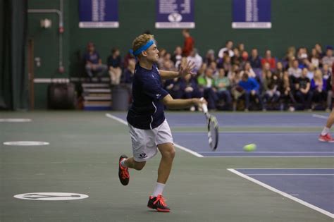 Byu Men S Tennis Team Picks Up Fifth Straight Win The Daily Universe