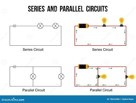 Series Circuit And Parallel Circuit Diagram