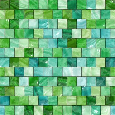 Shiny Seamless Green Tiles Texture Sticker Pixerstick Backgrounds