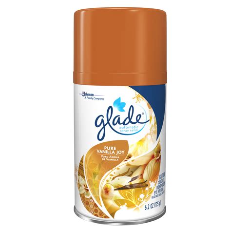 Glade Automatic Spray Air Freshener Refill Pure Vanilla Joy Oz Walmart Com Walmart Com