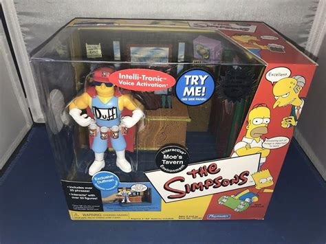 The Simpsons Moes Tavern Interactive Environment Wexclusive Duffman Figure Nib 2023130270