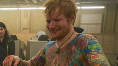 Ed Sheeran S Tattooist Thinks His Ink Is ‘s T’ Perthnow
