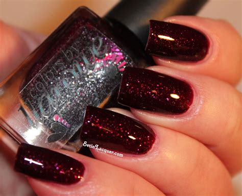 Moonshine Colors By Llarowe Nails Dark Red Nails Nail Polish