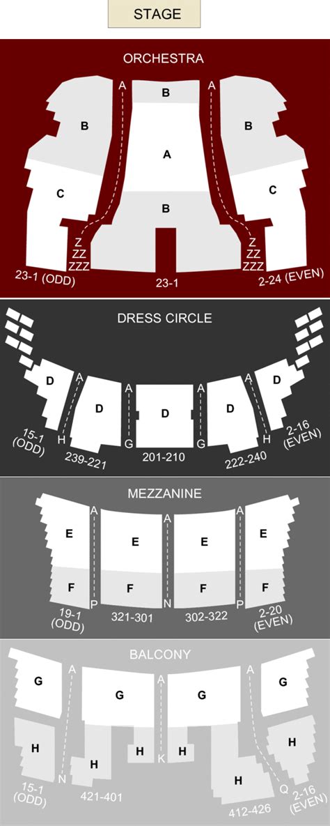 Cibc Theatre Chicago Il Seating Chart And Stage Chicago