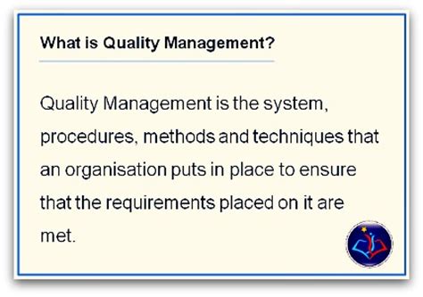 Ken croucher invented the term quality management system and the initialism qms in 1991. What Is Quality Management