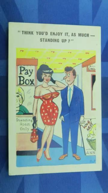 Saucy Comic Postcard 1960s 3 Big Boobs Bra Nude Sunbathing Holiday Camp Eur 684 Picclick Fr