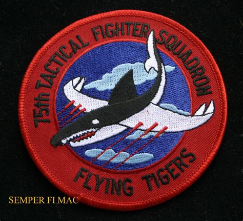75th Tactical Fighter Squadron Tfs Flying Tigers Sharks Us Air Force