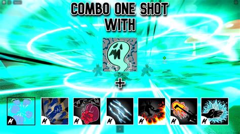 Combo One Shot With Ghost And All Melee V2 Blox Fruits Youtube