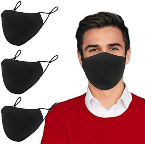 Ply Black Face Protector Adjustable Facial Mouth Shields Cotton D Sport Gaiter Reusable