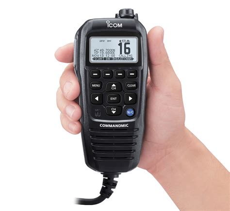 Icom Hm 195g Command Mic With Gps For M423g Hm195g Black