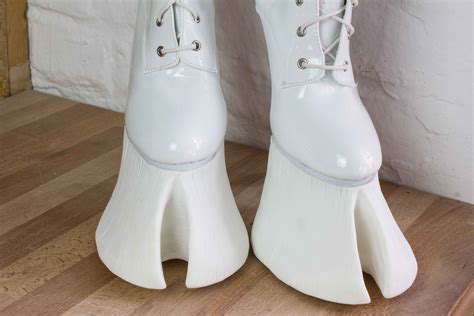 Hoof Boots Faun Shoes Size Us 8 Eu 39 White Ready To Ship