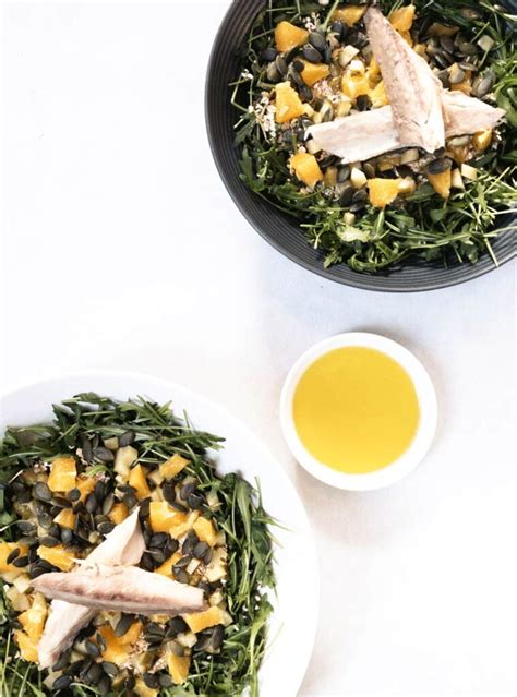 Salade Met Makreel En Baked Oats Health For Wealth