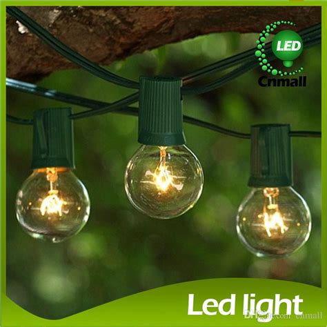 Cheap Bulb String Decro 25ft Clear Globe G40 String Light Set With 25