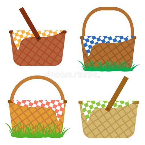 Picnic Baskets Stock Illustration Illustration Of Illustration 20451364