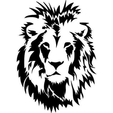 Lion Stencil Re Usable 7 X 10 Inch Lion Stencil Lion Silhouette