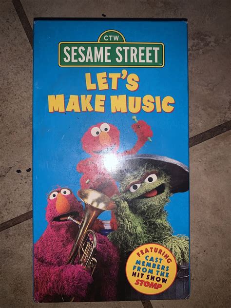 Sesame Street Lets Make Music Vhs 2000 Sealed 74645171838 Ebay