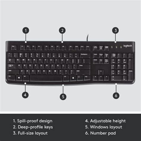 Logitech K120 Usb Keyboard It Gaming Keyboards Mice Buy In Kenya