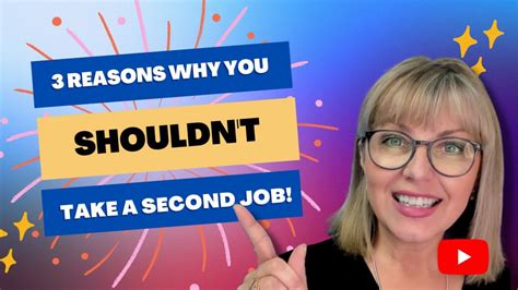 3 Reasons Why You Shouldn T Take A Second Job Cat Coluccio