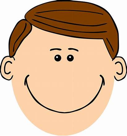 Face Clipart Dad Father Brown Haired Grandpa