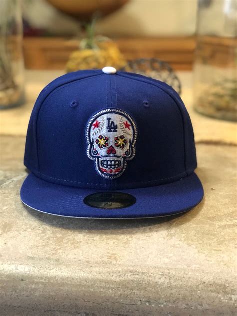 New Era Limited Edition New Era 59fifty La Dodgers Sugar Skull Cap