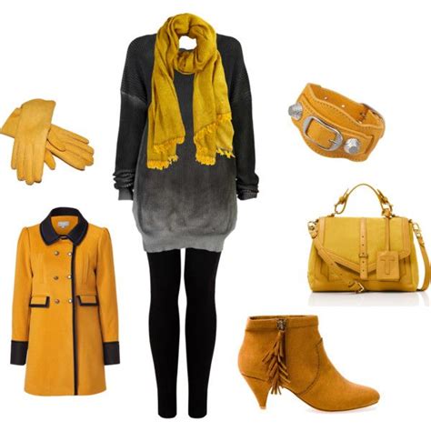 yellow fall autumn winter fashion womens fall fashion