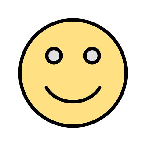 Happy Emoji Vector Icon 377464 Vector Art At Vecteezy