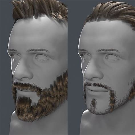 Hair Textures Real Time Hair Texture Cgtrader