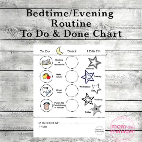 Task Chart Bedtime