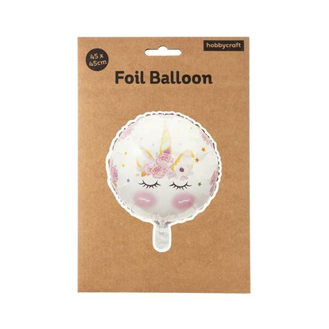 Large Round Unicorn Foil Balloon Hobbycraft