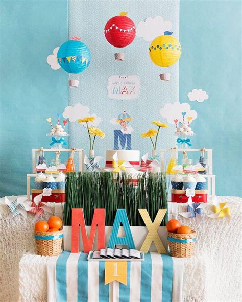 37 Cool First Birthday Party Ideas For Boys | Table Decorating Ideas