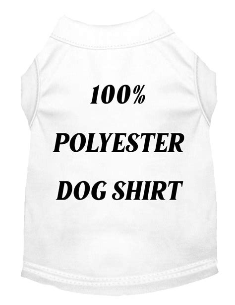 Camisa De Perro De Poliéster En Blanco Para Sublimación Etsy