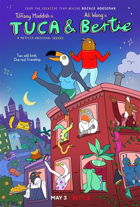 tuca and bertie trailer para la nueva serie animada para adultos de netflix