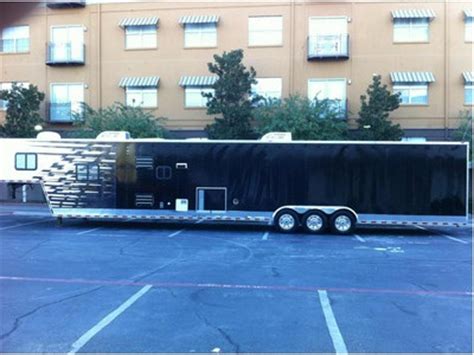 See more ideas about car carrier, big trucks, old trucks. 2007 50' Cargo Hauler w Living Quarters - Car Trailers ...