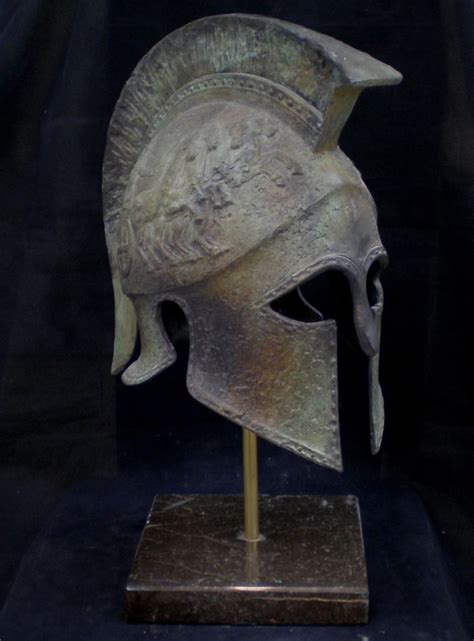 Ancient Greek War Helmets Greek Helmet Ancient Warfare Ancient Warriors