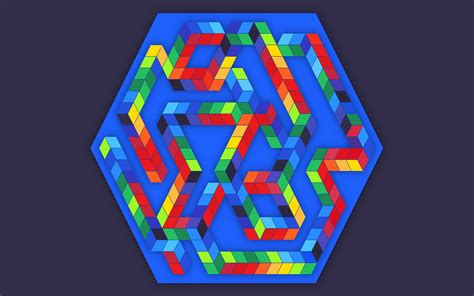 2560x1600 Digital Art Colorful 3d Cube Depth Of Field Optical