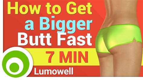 How To Get A Bigger Butt Fast Youtube
