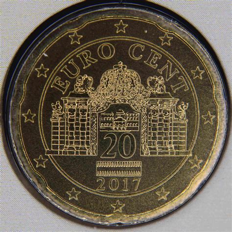 Austria 20 Cent Coin 2017 Euro Coinstv The Online Eurocoins Catalogue