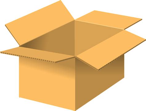 Cardboard Box Clipart