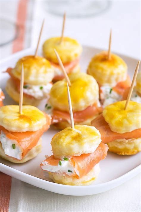 Smoked Salmon Puff Pastry Bites Salmon Puffs Appetizers Easy Finger