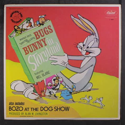 Mel Blanc Bugs Bunny In Storyland Capitol Records 12 Lp 33 Rpm Ebay