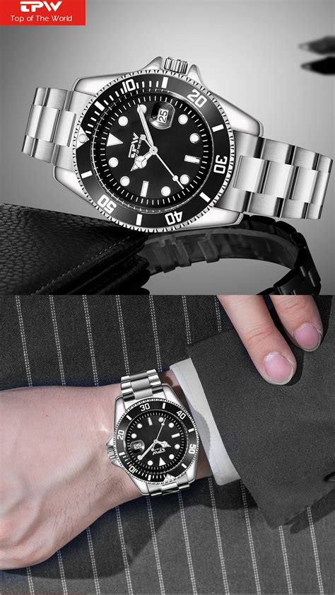 wholesale high quality japan miyota 2115 solid stainless steel strap build your logo men s
