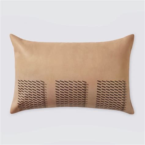 Leather Lumbar Pillow Modern Accent Pillows The Citizenry Modern