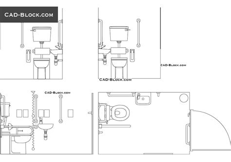 Autocad Toilet Elevation Drawing At Paintingvalley Com Explore