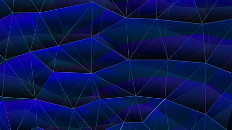 Blue Triangle 4k Hd Abstract Wallpapers Hd Wallpapers Id 47362