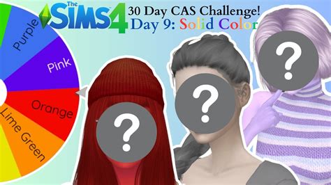 Doing The Solid Color Challenge In The Sims 4 30 Day Cas Challenge