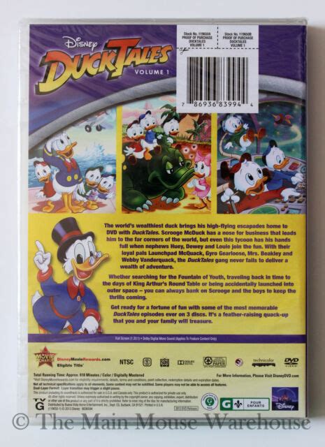 Ducktales Disney Channel Classic Cartoon Scrooge Huey Dewey And Louie