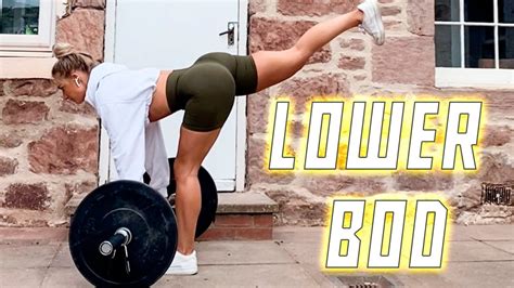Lower Body Barbell Workout Youtube