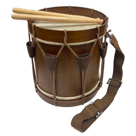16 Brown Drum Sticks Sling Snare Drums